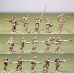 Union Infantry Charging / Level Muskets / with Command